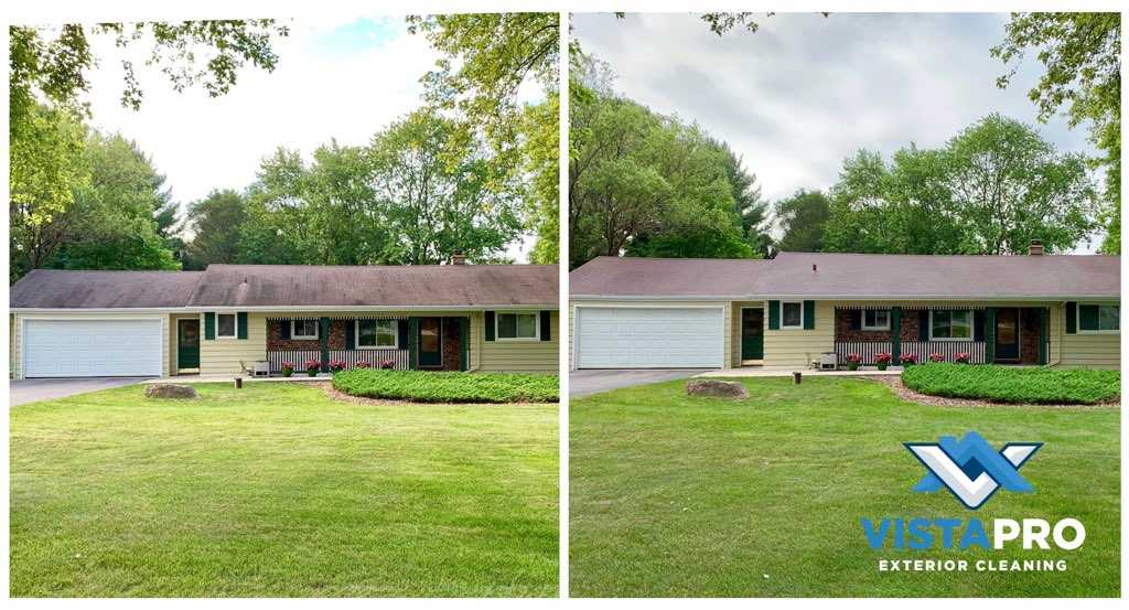 Cedarburg ranch roof cleaning