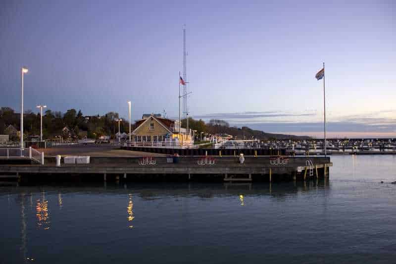 Picture of Port Washington on the water.