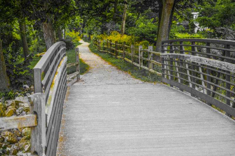 Ozaukee county park in Thiensville